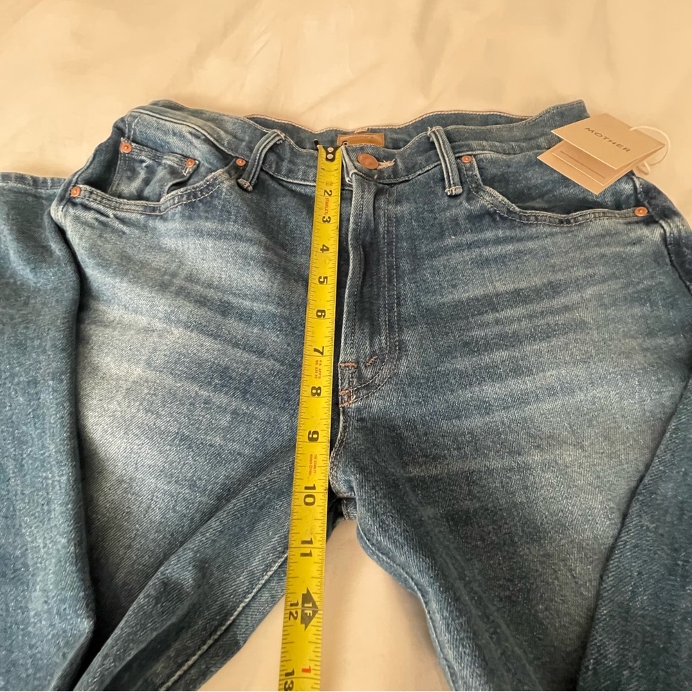 MOTHER The‎ Maven Mid-Rise Wide-Leg Jeans - Picture 11 of 14